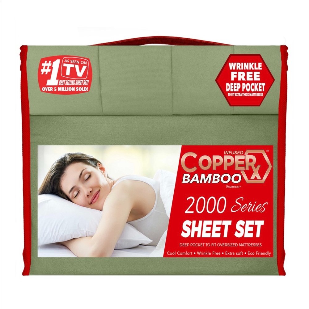 Copperx bed sheet set